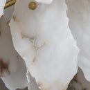 Luxury Alabaster Brass Chandelier