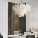 Luxury Alabaster Brass Chandelier
