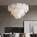 Luxury Alabaster Brass Chandelier