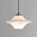 Luxury Alabaster Saucer Pendant Light