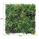 Country Fern Artificial Vertical Garden Green Wall Panel 40×40in 11 SQ FT – UV Resistant – Commercial Grade by Designer Plants USA