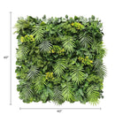 Hawaiian Sunrise Flowering Artificial Vertical Garden Green Wall Panel 40×40in 11 SQ FT – UV Resistant – Commercial Grade