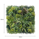 Lush Spring Artificial Vertical Garden Green Wall Panel 40×40in 11 SQ FT – UV Resistant – Commercial Grade by Designer Plants USA