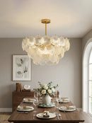 Luxury Shell Glass Chandelier