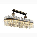Ahrntal | Luxury Oval Crystal LED Chandelier for Dining room, L39.4