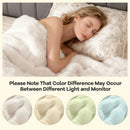 Luxury Fuzzy Plush Rabbit Fur Bubble Blanket for Armchair by LJGDeals