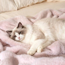 Luxury Fuzzy Plush Rabbit Fur Bubble Blanket for Armchair by LJGDeals
