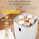 40L Towel Warmer Luxury Hot Towel Bucket with 2 Heating Temperatures-White by LJGDeals