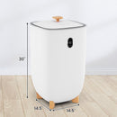 40L Towel Warmer Luxury Hot Towel Bucket with 2 Heating Temperatures-White by LJGDeals