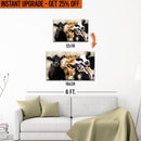 Upgrade Your 18x12 Inches 'Cows Cattle Portrait' Canvas To 24x16 Inches