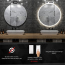 Zeek 32" BackLit LED lighted  Round Bathroom Wall Mirror M-RN32 CLEARANCE*