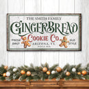 Family Gingerbread Bakery Christmas Sign II