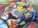 Rainbow Lion - Mosaic Art | Luxury Handcrafted Stone Mosaic