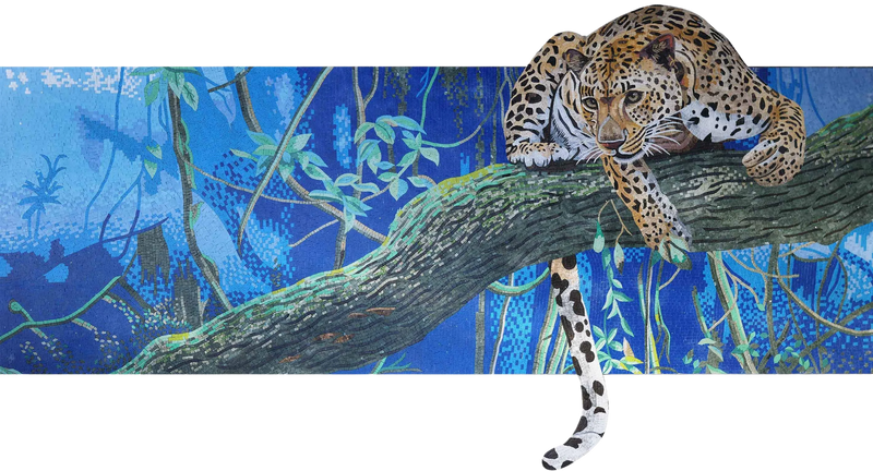 Leopard Mosaic - Contemporary Art