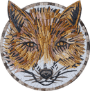 Mosaic Marble Artwork - Foxy