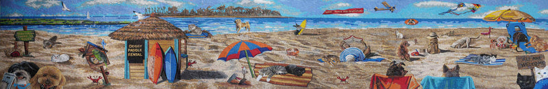 Mosaic Wall Art - Beach Day Scene