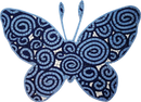 Mosaic Artwork - The Blue Butterfly | Luxury Handcrafted Stone Art