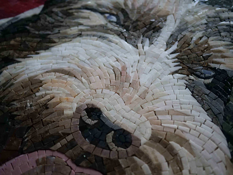 Mosaic Animal Design - Dog Mural