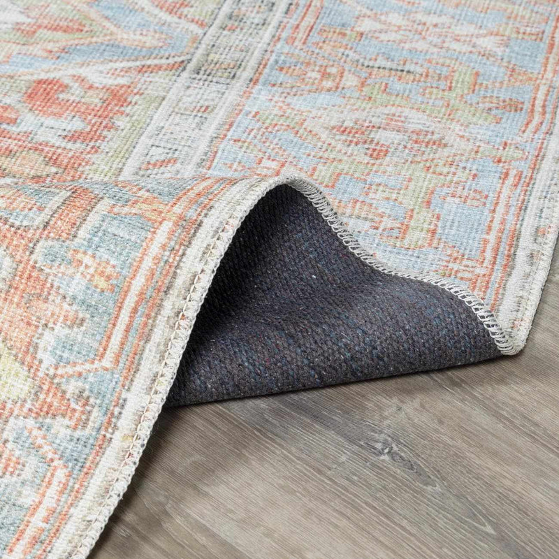 Rust Maayon Washable Rug