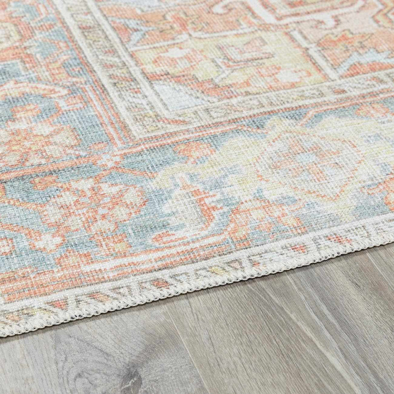 Rust Maayon Washable Rug