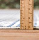 Madras Light Blue Green All Over Performance Area Rug