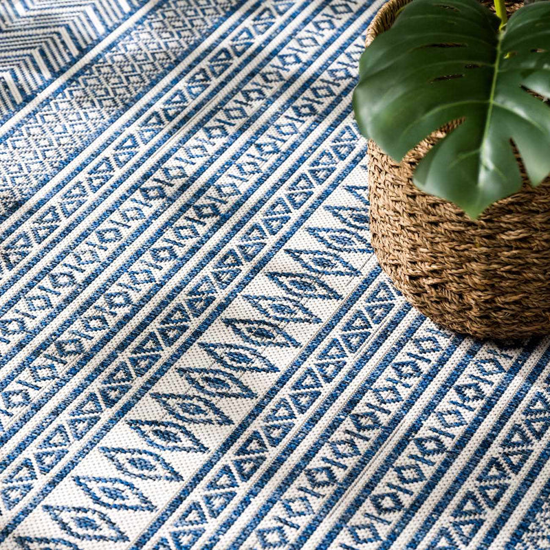 Madras Green All Over Performance Rug