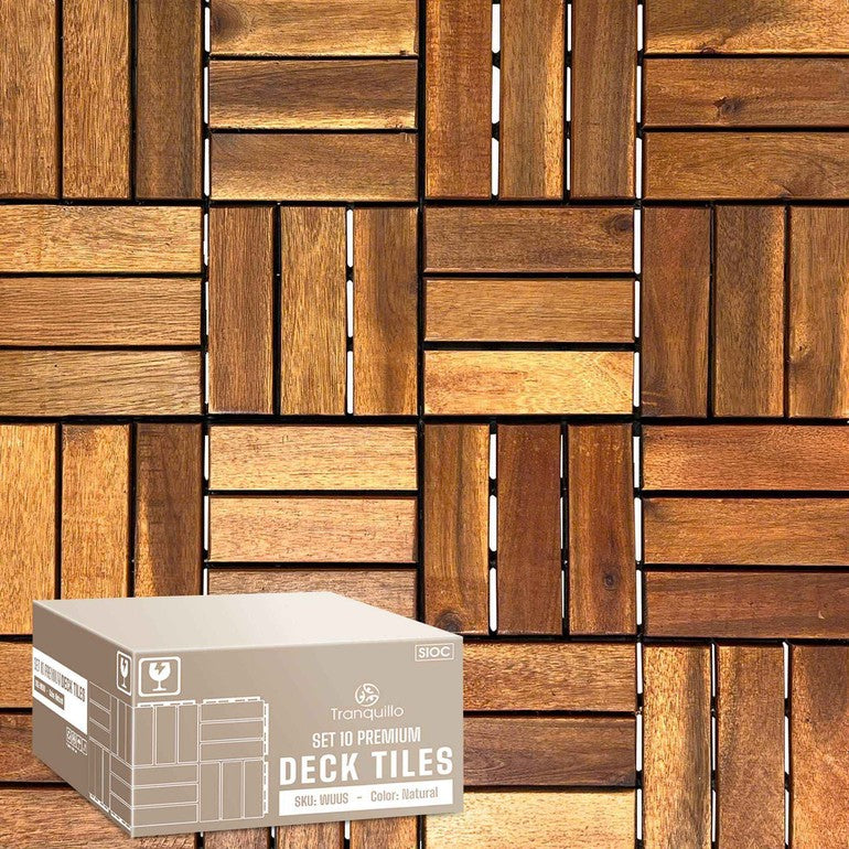 Solid Wood Deck Tiles Set 10, photo 9 of 18