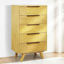 Acacia Harmony Dresser with 5 Drawers for Stylish Storage Solutions