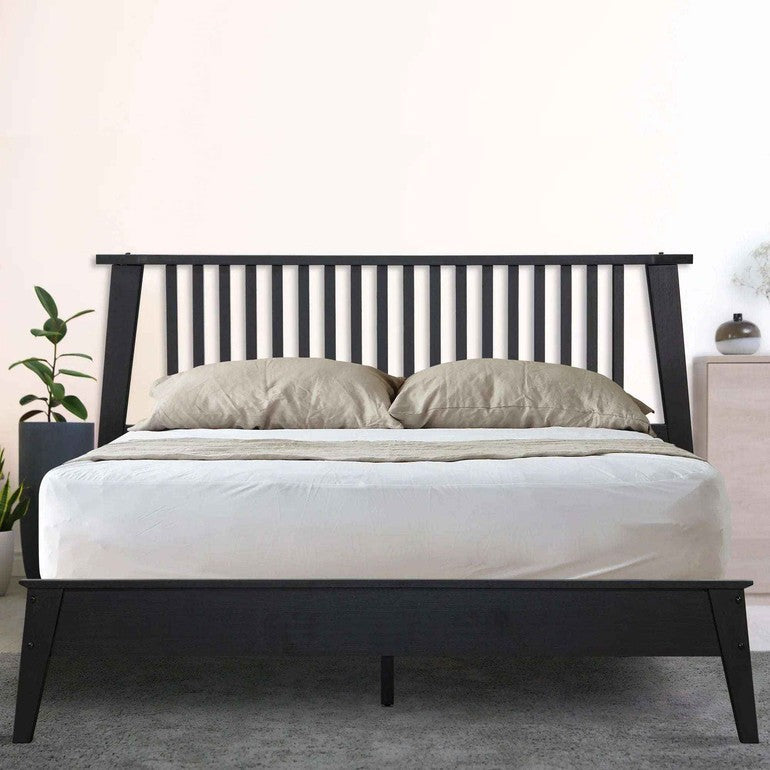 Acacia Kaylin Deluxe Wood Platform Bed Frame for Stylish Bedrooms