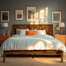 Acacia Sierra Deluxe Solid Wood Bed Frame