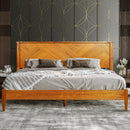 Rorns Panthera Platform Bed Frame With Headboard for Ultimate Comfort