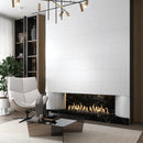 White 12x36 Field Satin Ceramic Tile (6 pack, 17.16 sq ft/case) by Apollo Tile