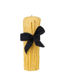 Beeswax Drip Pillar Candle 4.5 Inch Diameter by Weston Table