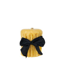 Beeswax Drip Pillar Candle 4.5 Inch Diameter by Weston Table