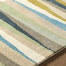 Mathiston Geometric Triangles Wool Rug