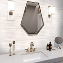 White 12x36 Satin Field Ceramic Tile (6 pack, 17.16 sq ft/case) - Sample