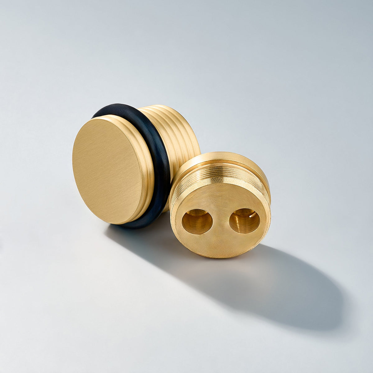 Bastion - Knurled Ring Solid Brass Door Stops, photo 9 of 11