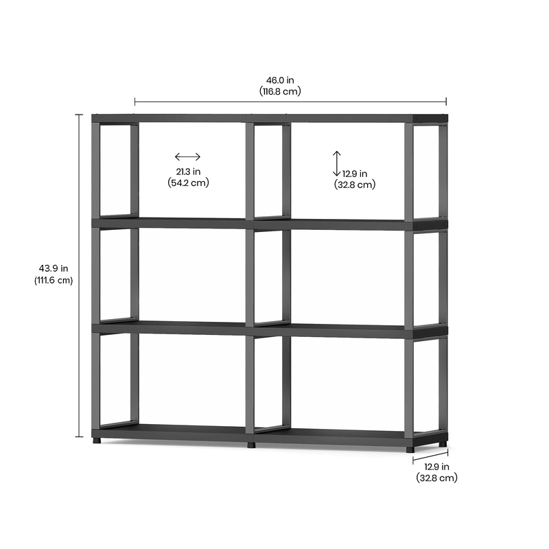 MAXX Modern Shelving Unit 2x3