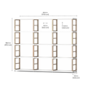 MAXX Modern Shelving Unit 3x4