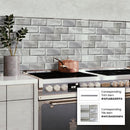 Cloud Gray 0.5x12 Polished Bardiglio Nuvolato Pencil Marble Tile Trim (10 pack, 0.5 sq ft/case)