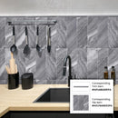 Cloud Gray 0.5x12 Polished Bardiglio Nuvolato Pencil Marble Tile Trim (10 pack, 0.5 sq ft/case)
