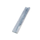 Gray 2x12 Polished Bardiglio Nuvolato Chair Rail Marble Tile Trim (10 pack, 1.667 sq ft/case)