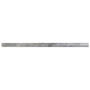 Cloud Gray 0.5x12 Polished Marble Pencil Tile Trim (10 pack, 0.5 sq ft/case) - Sample