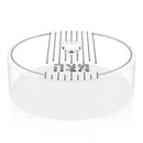 Linear Round Matzah Box by Feldart