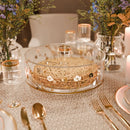 Ornate Garden Round Matzah Box by Feldart