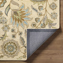 Mack Floral Wool Area Carpet