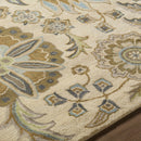 Mack Floral Wool Area Carpet