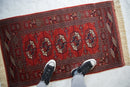 2.5x4 Vintage Fine Bokhara Rug Runner