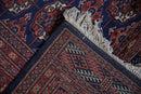 5x5 Vintage Fine Bokhara Square Rug