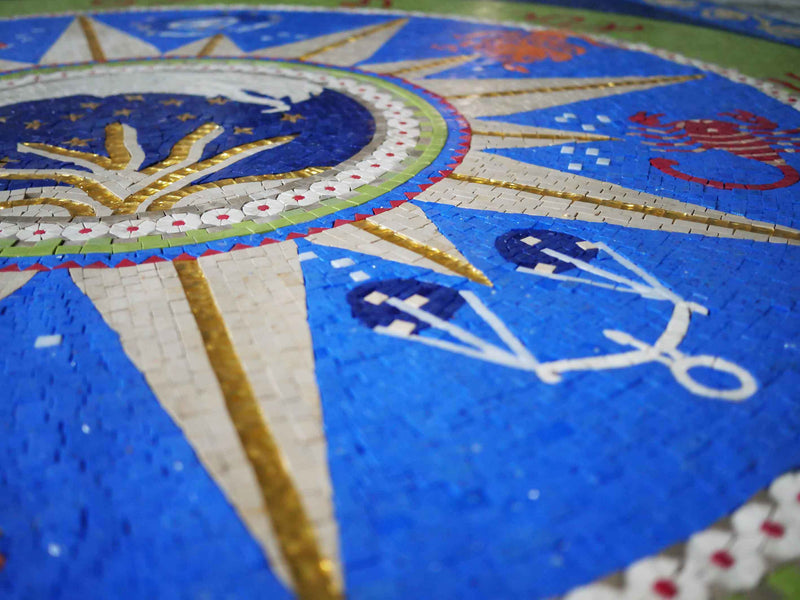 Compass Mosaic Art - The Horoscope